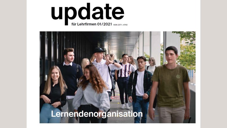 Frontseite update 2-2020; Mädchen vor Laptop